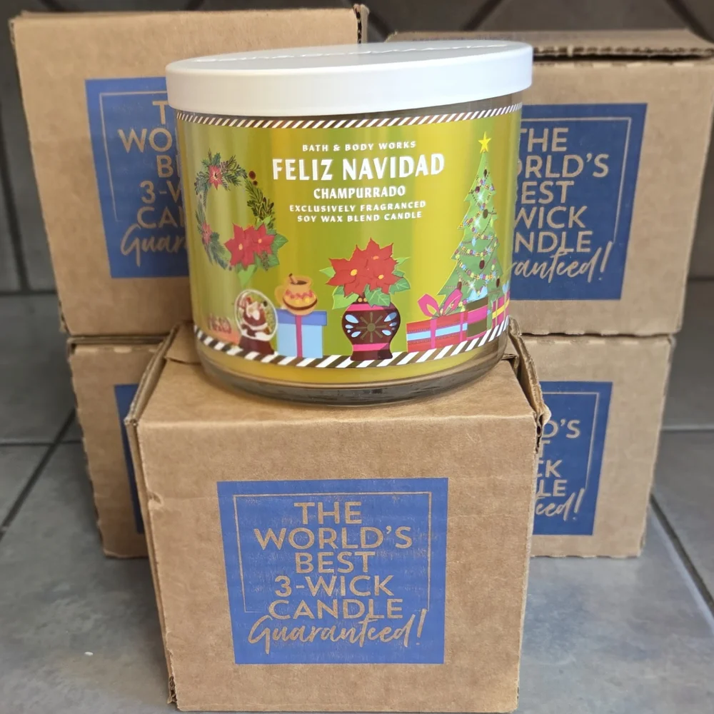 🔺️🆕️🔺️🇪🇸🇲🇽Bath & Body Works Feliz Navidad Champurrado